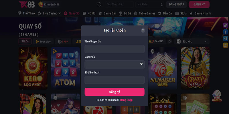 Đăng Ký Tx88 Bị Lỗi