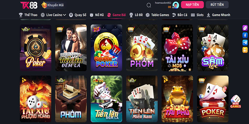 Game bài TX88
