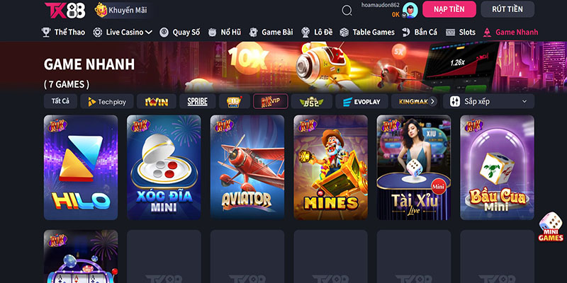 Game Nhanh Tx88
