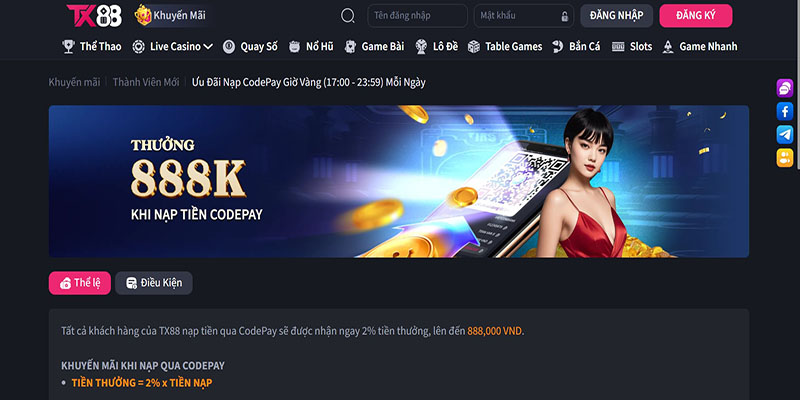 Khuyến Mãi Tx88
