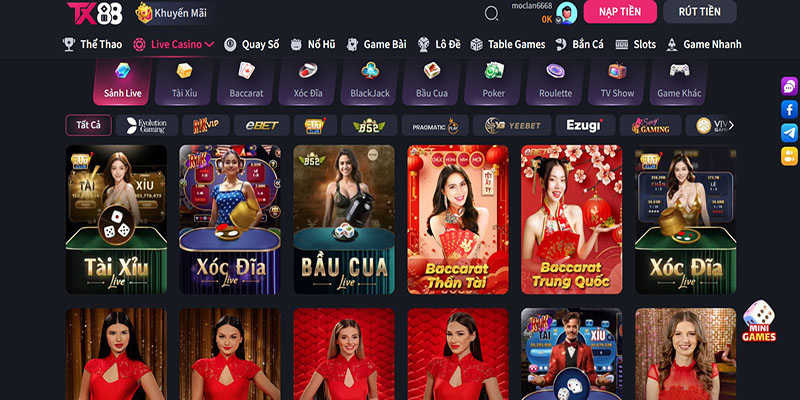 Live Casino TX88