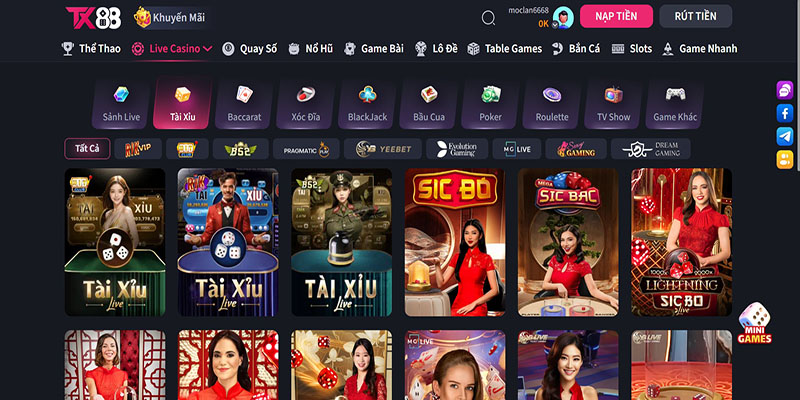 Live Casino TX88