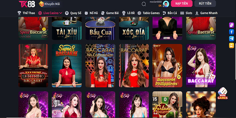 Live Casino TX88